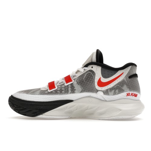 Кроссы Nike Kyrie 8 White University Red - мужская сетка размеров