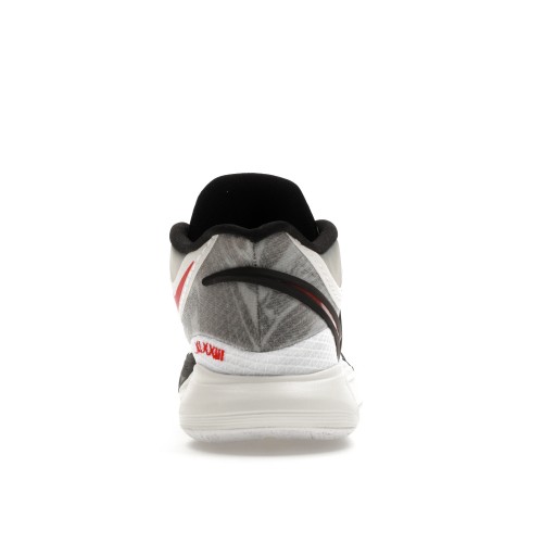 Кроссы Nike Kyrie 8 White University Red - мужская сетка размеров