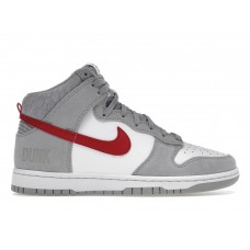Кроссовки Nike Dunk High Light Smoke Grey Gym Red