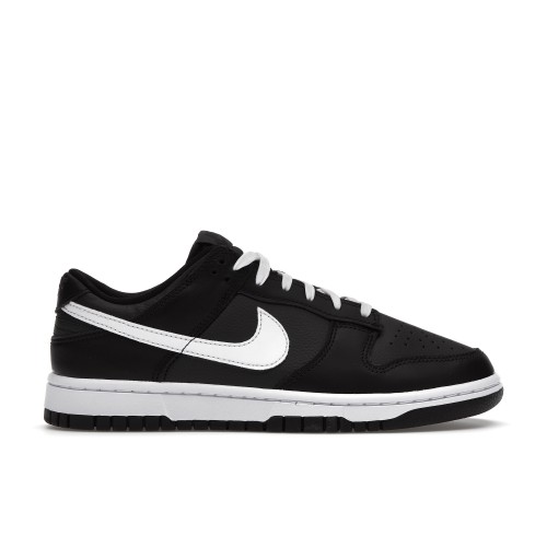 Кроссы Nike Dunk Low Black White (2022) - мужская сетка размеров