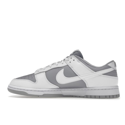 Кроссы Nike Dunk Low Retro White Grey - мужская сетка размеров
