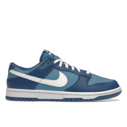 Кроссы Nike Dunk Low Dark Marina Blue - мужская сетка размеров
