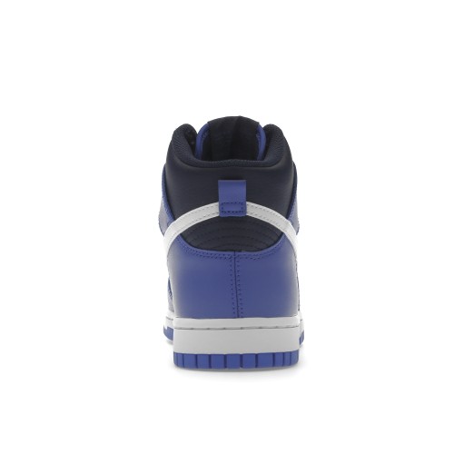 Кроссы Nike Dunk High Medium Blue Midnight Navy - мужская сетка размеров