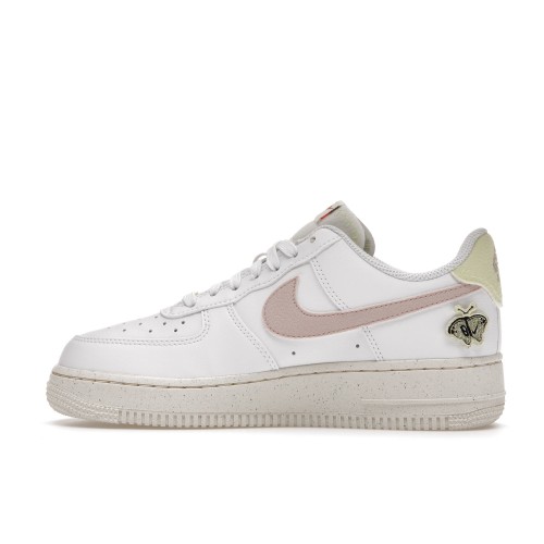 Кроссы Nike Air Force 1 Low 07 SE Next Nature White Pink Oxford (W) - женская сетка размеров