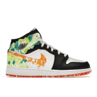 Подростковые кроссовки Jordan 1 Mid SE Slim Vortex (GS)