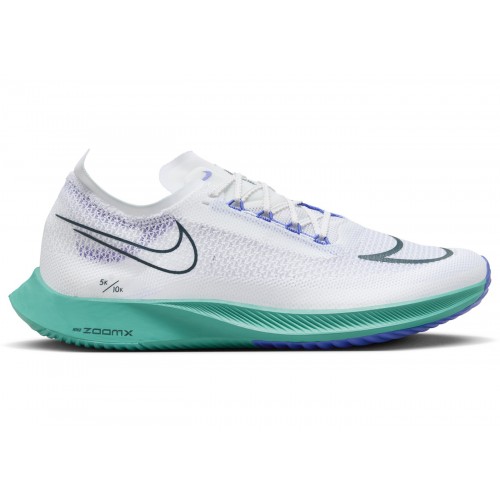 Кроссы Nike ZoomX Streakfly White Clear Jade Ultramarine - мужская сетка размеров
