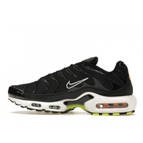 Кроссы Nike Air Max Plus Black Volt Just Do It - мужская сетка размеров