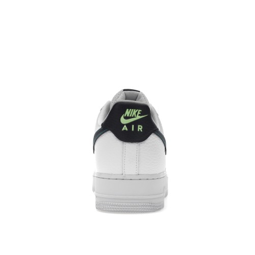 Кроссы Nike Air Force 1 Low Split Swoosh White Aquamarine - мужская сетка размеров