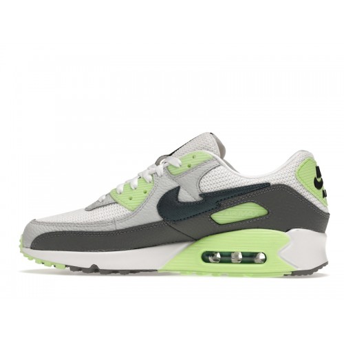 Кроссы Nike Air Max 90 Split Swoosh Aquamarine - мужская сетка размеров
