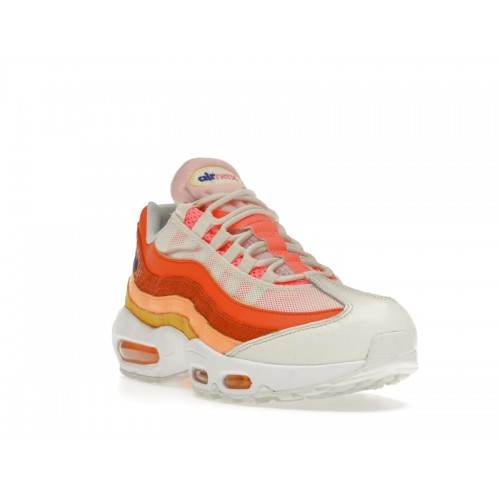 Кроссы Nike Air Max 95 Campfire Orange (W) - женская сетка размеров