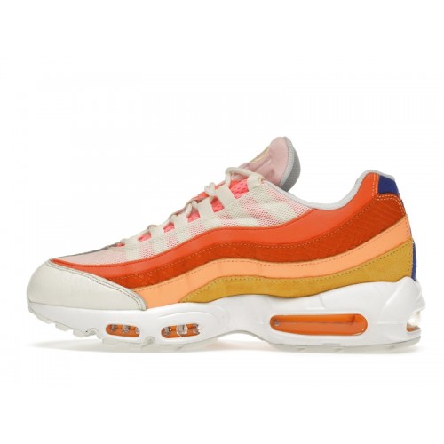 Кроссы Nike Air Max 95 Campfire Orange (W) - женская сетка размеров