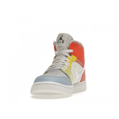 Кроссы Jordan 1 Mid To My First Coach (W) - женская сетка размеров