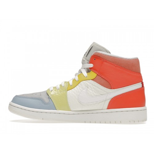 Кроссы Jordan 1 Mid To My First Coach (W) - женская сетка размеров