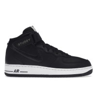 Кроссовки Nike Air Force 1 Mid Stussy Black White