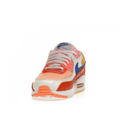 Nike Air Max 90 Multicolor Snakeskin (W) - женская сетка размеров