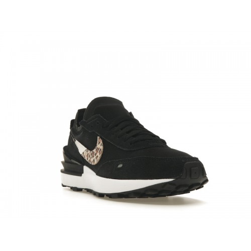 Кроссы Nike Waffle One Black Leopard (W) - женская сетка размеров