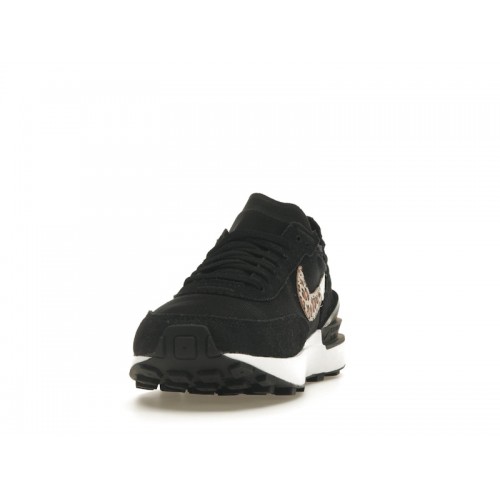 Кроссы Nike Waffle One Black Leopard (W) - женская сетка размеров