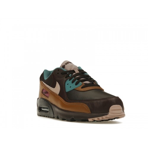 Кроссы Nike Air Max 90 Gore-Tex Velvet Brown - мужская сетка размеров