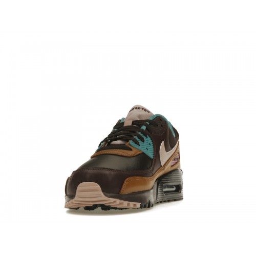 Кроссы Nike Air Max 90 Gore-Tex Velvet Brown - мужская сетка размеров