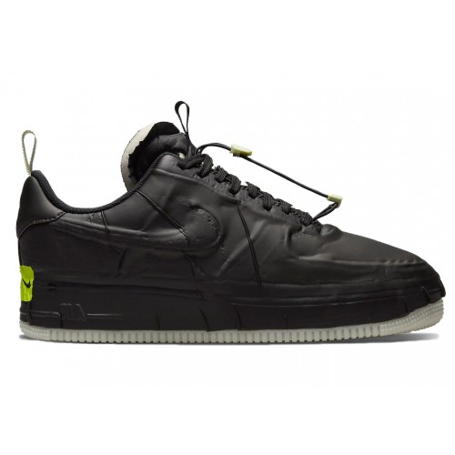 Кроссы Nike Air Force 1 Low Experimental Black Glow - мужская сетка размеров