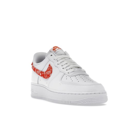 Кроссы Nike Air Force 1 Low Orange Paisley (W) - женская сетка размеров
