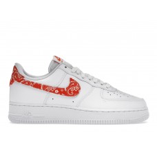 Женские кроссовки Nike Air Force 1 Low Orange Paisley (W)