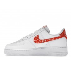 Женские кроссовки Nike Air Force 1 Low Orange Paisley (W)