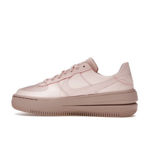 Кроссы Nike Air Force 1 PLT.AF.ORM Atmosphere Pink Oxford (W) - женская сетка размеров