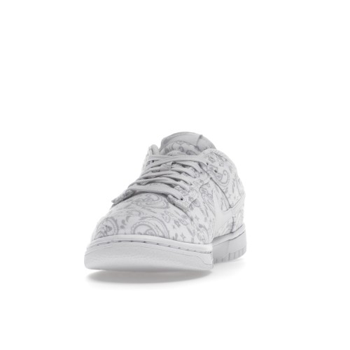 Кроссы Nike Dunk Low White Paisley (W) - женская сетка размеров