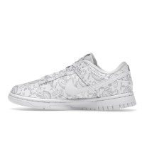 Женские кроссовки Nike Dunk Low White Paisley (W)