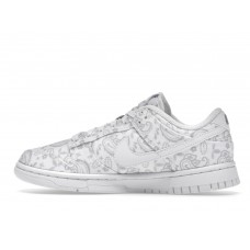 Женские кроссовки Nike Dunk Low White Paisley (W)
