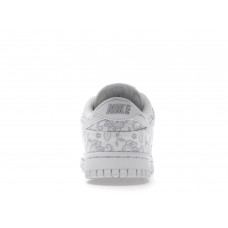Женские кроссовки Nike Dunk Low White Paisley (W)