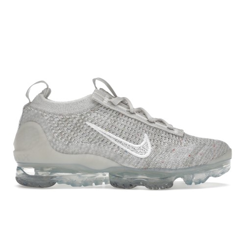 Кроссы Nike Air VaporMax 2021 Flyknit Phantom Summit White (W) - женская сетка размеров