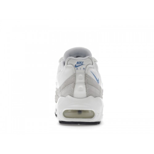 Кроссы Nike Air Max 95 Summit White University Blue (W) - женская сетка размеров