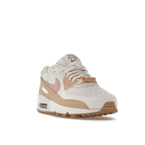 Кроссы Nike Air Max 90 SE Sun Club Sail Arctic Orange (W) - женская сетка размеров