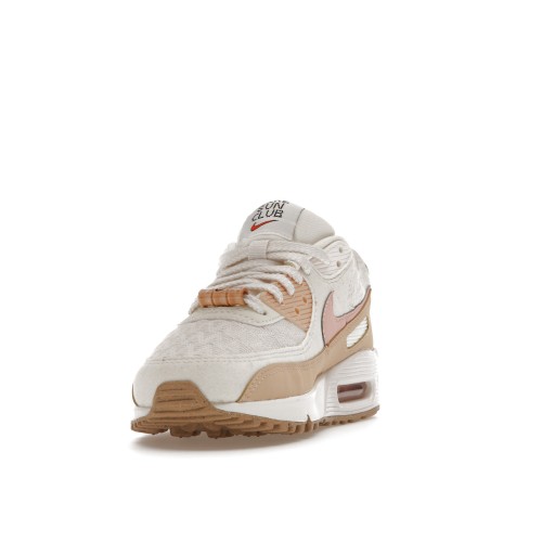 Кроссы Nike Air Max 90 SE Sun Club Sail Arctic Orange (W) - женская сетка размеров