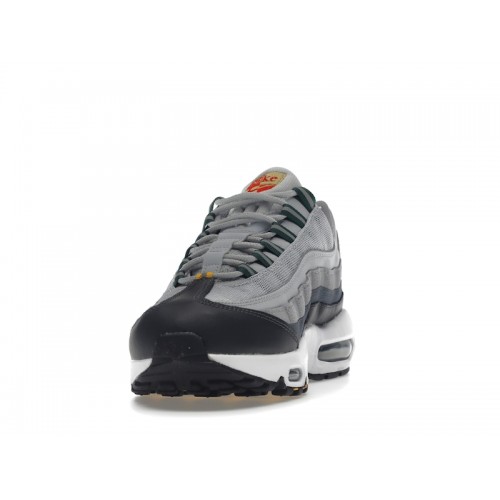 Кроссы Nike Air Max 95 Pure Platinum Gorge Green - мужская сетка размеров