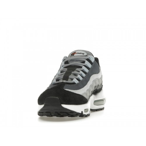 Nike Air Max 95 Wolf Grey Rugged Orange - мужская сетка размеров