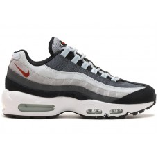 Кроссовки Nike Air Max 95 Wolf Grey Rugged Orange