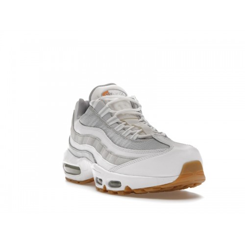 Кроссы Nike Air Max 95 Pure Platinum Hot Curry - мужская сетка размеров