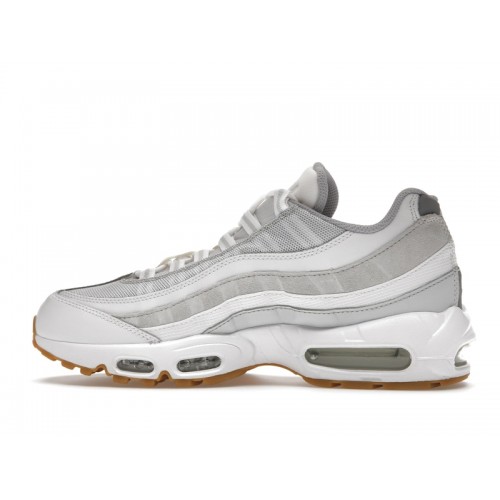 Кроссы Nike Air Max 95 Pure Platinum Hot Curry - мужская сетка размеров