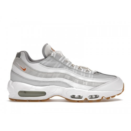 Кроссы Nike Air Max 95 Pure Platinum Hot Curry - мужская сетка размеров