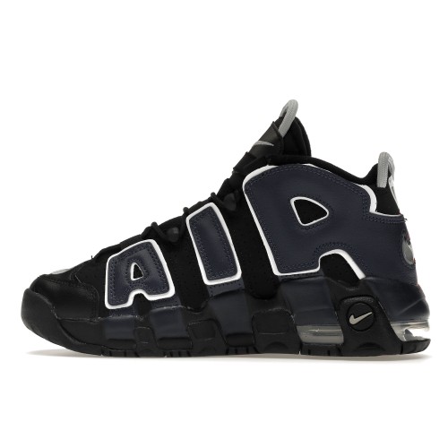 Кроссы Nike Air More Uptempo Alternates Split Navy Red (GS) - подростковая сетка размеров