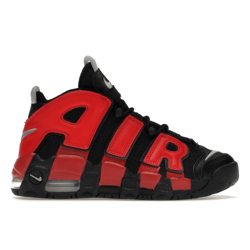 Кроссы Nike Air More Uptempo Alternates Split Navy Red (GS) - подростковая сетка размеров