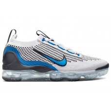 Кроссовки Nike Air VaporMax 2021 Flyknit White Black Photo Blue