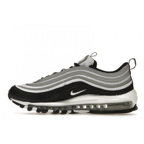 Кроссы Nike Air Max 97 Black Metallic Silver - мужская сетка размеров