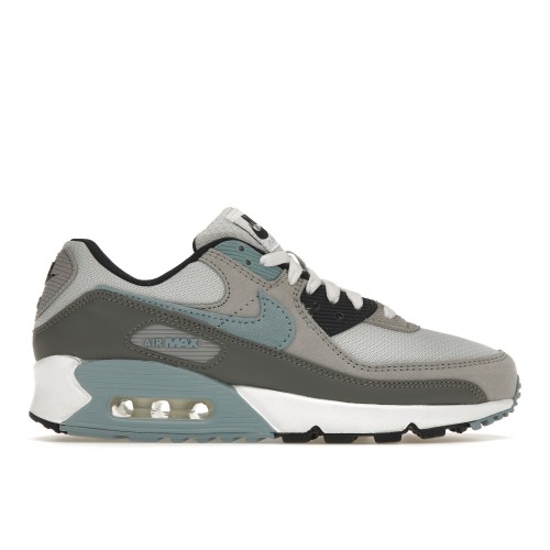 Кроссы Nike Air Max 90 Pure Platinum Warm Blue - мужская сетка размеров