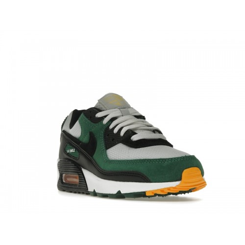 Кроссы Nike Air Max 90 Pure Platinum Gorge Green - мужская сетка размеров