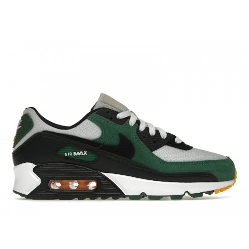Кроссы Nike Air Max 90 Pure Platinum Gorge Green - мужская сетка размеров