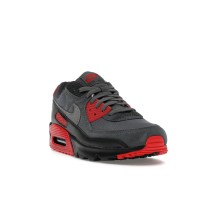 Nike Air Max 90 Smoke Grey Fire Red